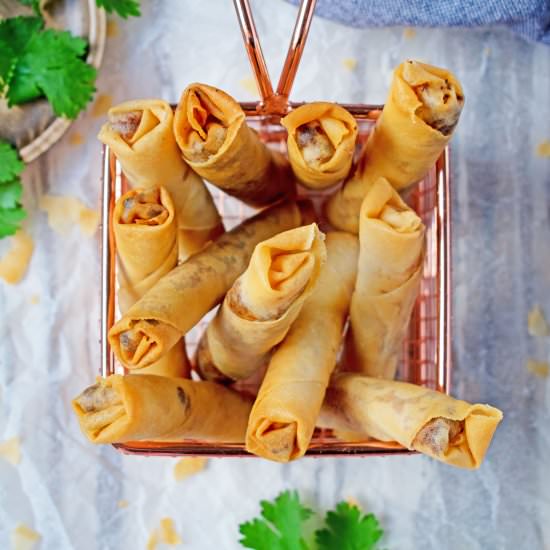 Vegan Fried Spring Rolls