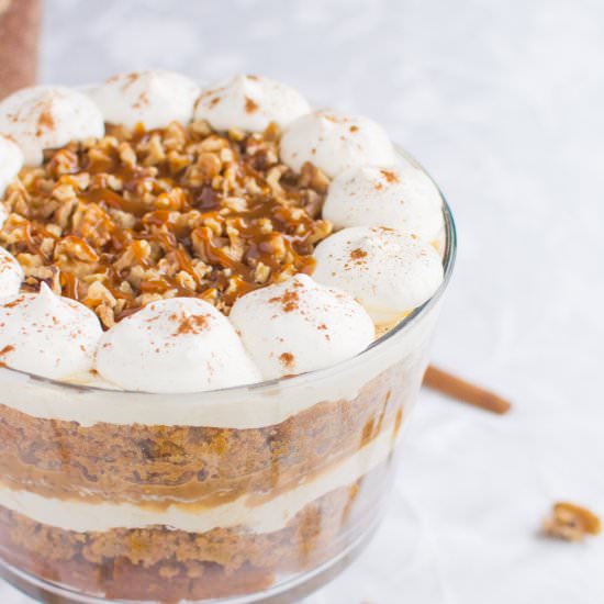 Eggnog Carrot Cake Trifle