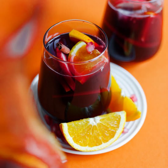 Pomegranate Holiday Sangria