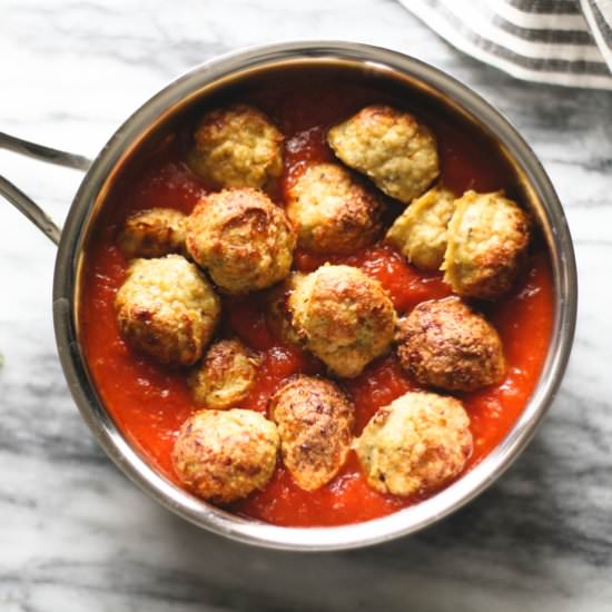 Baked Chicken Meatballs – GF