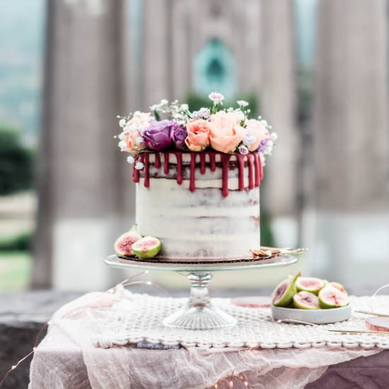 Orange Blossom Fig Cake