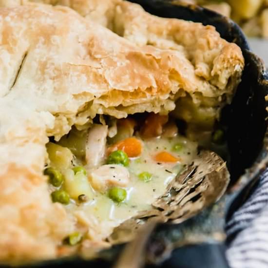Skillet Chicken Pot Pie