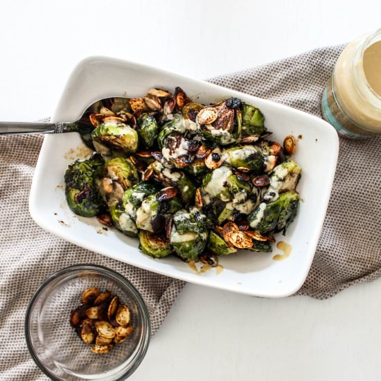 brown butter brussels sprouts