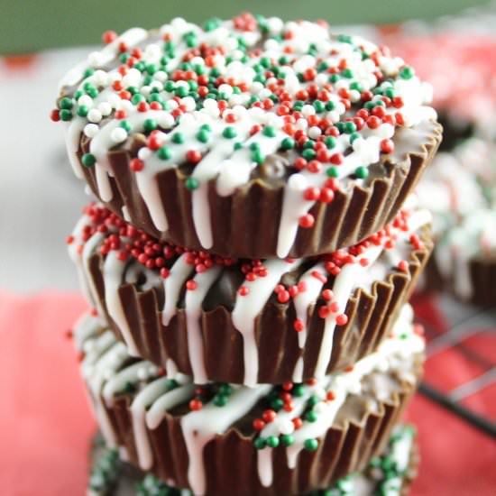 Christmas Chocolate Crunch Cups
