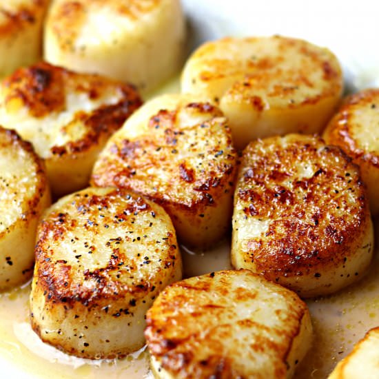 Quick Seared Scallops