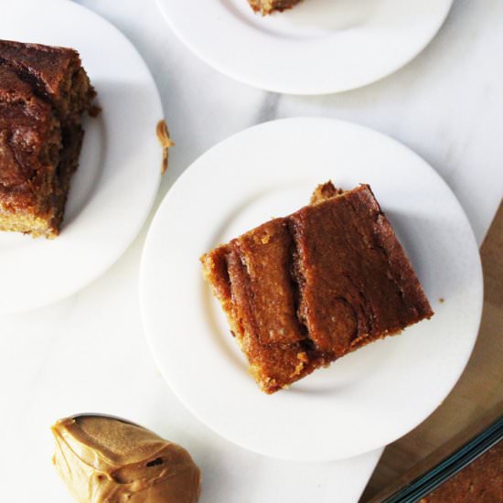 Peanut Butter and Jelly Snack Cake