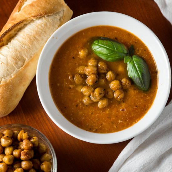 Chickpea Tomato Soup