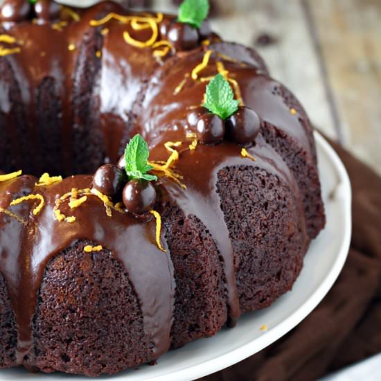 Chocolate Orange Bundt Cake