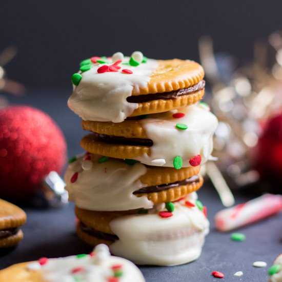 White Chocolate Nutella Ritz Cookie