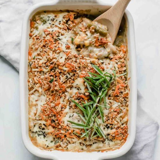Baked Mixed Vegetable Casserole