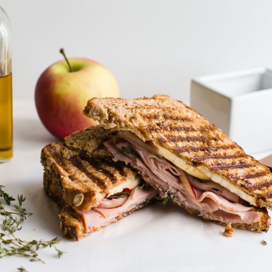 Ham, Apple + Parmesan Panini