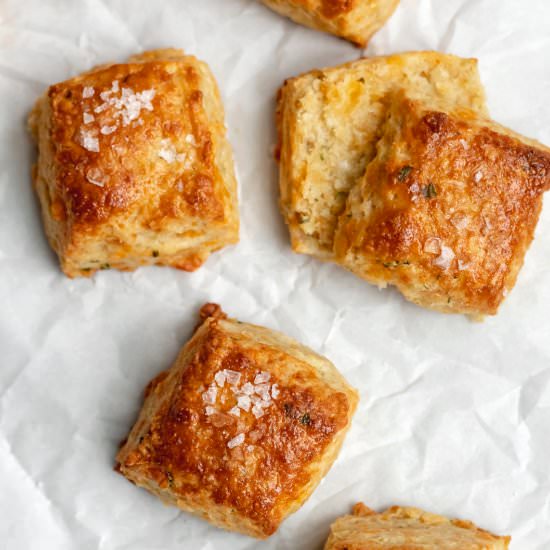 Fontina Chive Biscuits