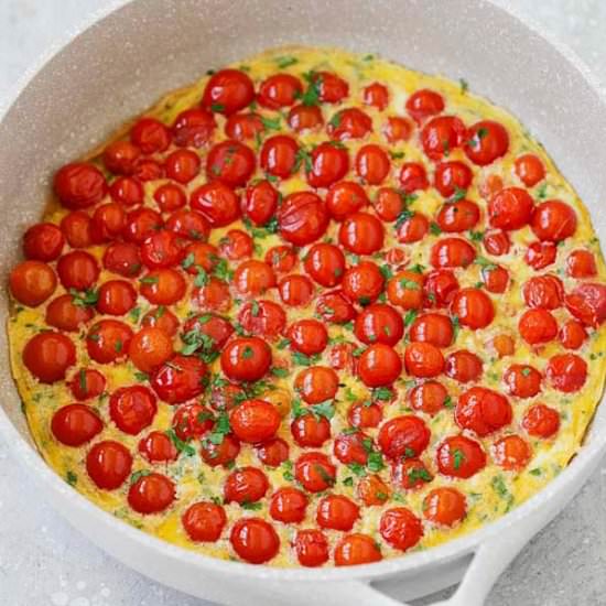 Cherry Tomato Frittata