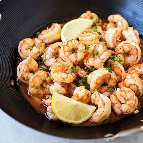 Asian Garlic Butter Shrimp