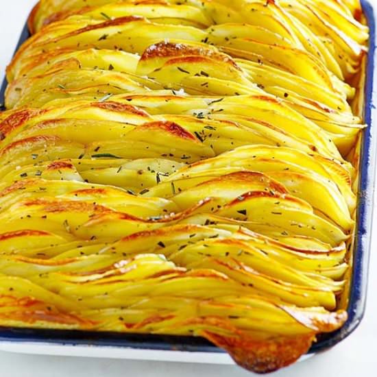 Crispy Leaf Potatoes