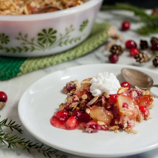 Apple Cranberry Crisp