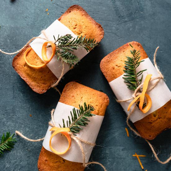 Orange Ginger Honey Cakes
