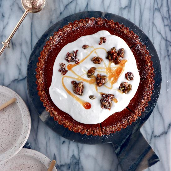 Vegan Maple Pumpkin Pie