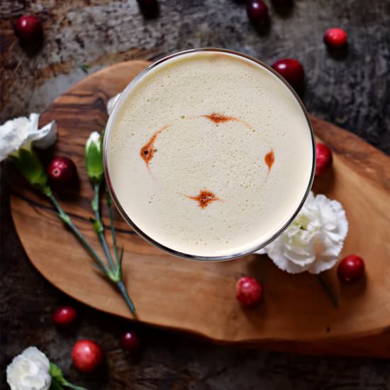 Whiskey Flip Cocktail