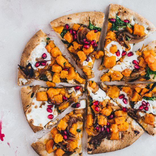 Fall Butternut Squash Pizza