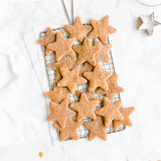 Healthy Eggnog Sugar Cookies