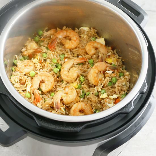 Instant Pot Shrimp Fried Rice