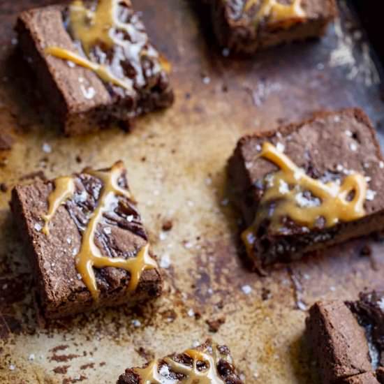 Salted Caramel Brownies