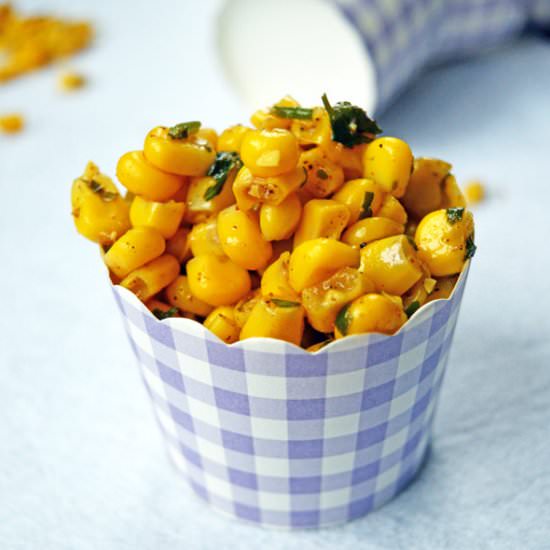 Corn Chaat (Masala Corn)