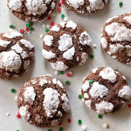 Chocolate Crinkle Cookies