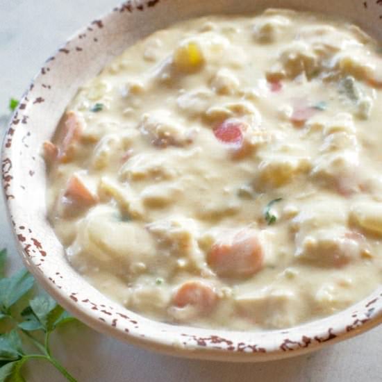 Creamy Chicken Potato Soup