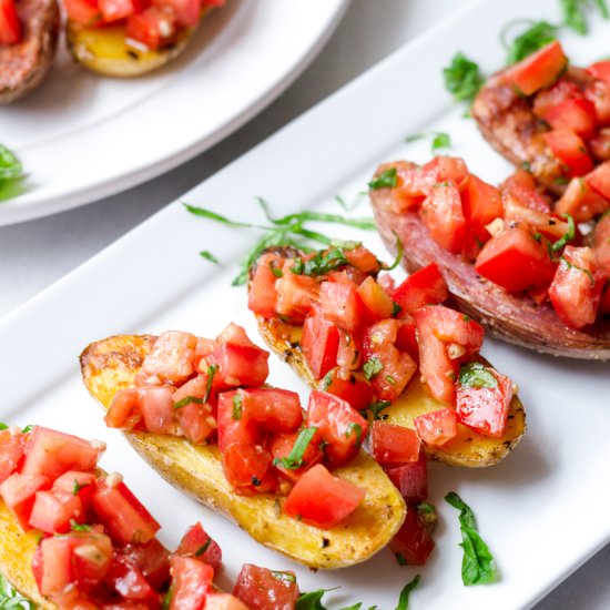 Fingerling Potato Bruschetta