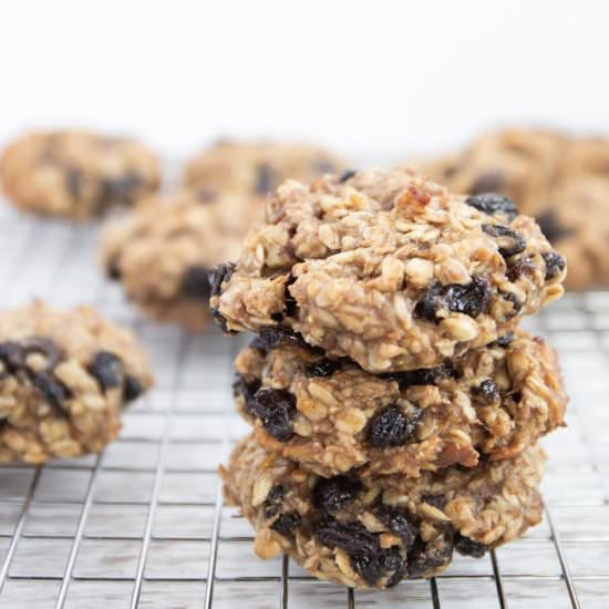 Gluten Free Oatmeal Raisin Cookies