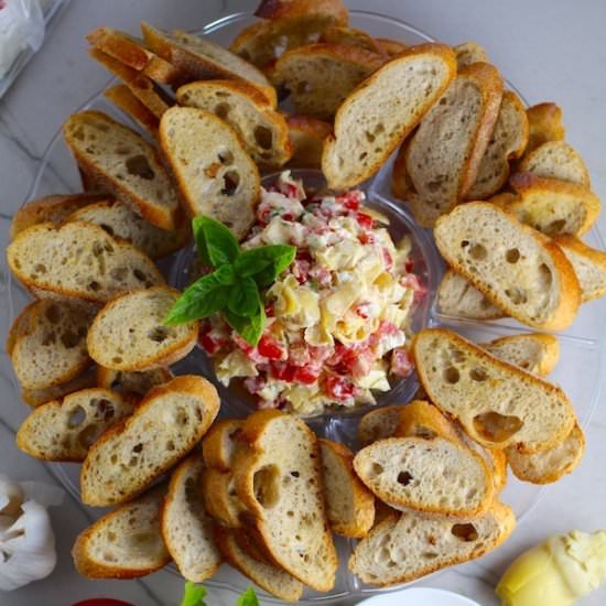 Bruschetta Topping Platter