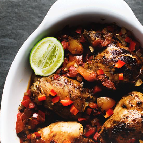 Brown Stew Chicken