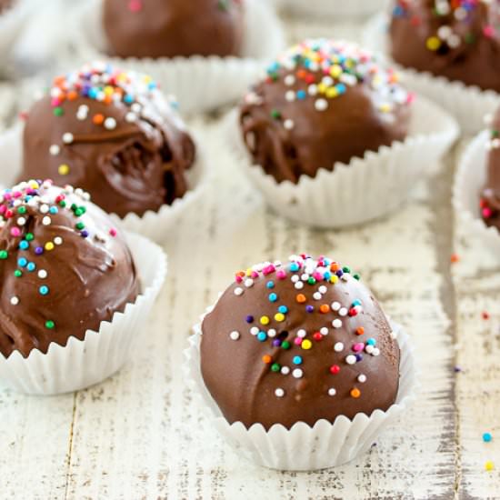 Peanut Butter Chocolate Truffles