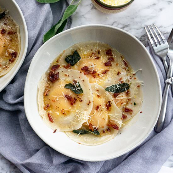 Easy Butternut Squash Ravioli