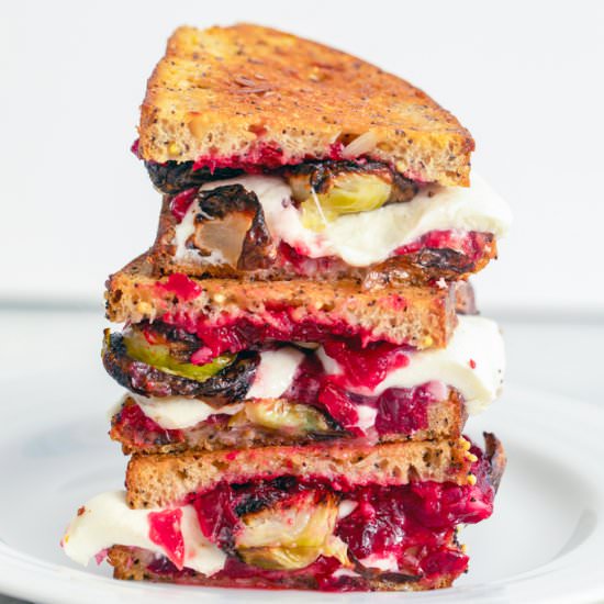 Brussels Sprouts Grilled Cheese