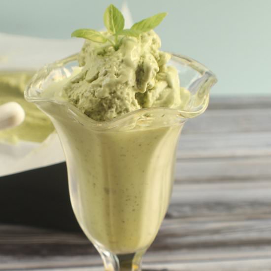 Basil Ice Cream