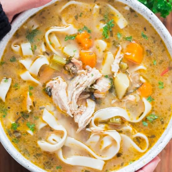 Instant Pot Chicken Noodle Soup