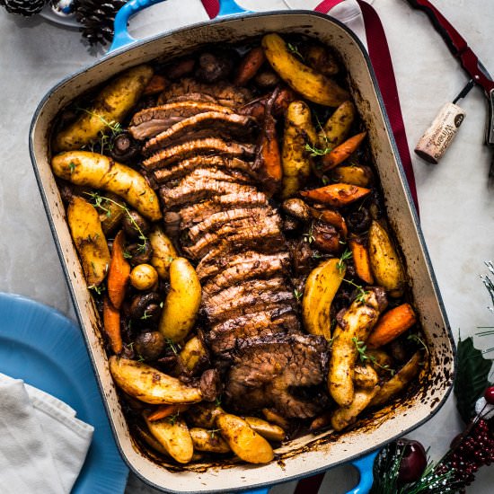 Red Wine Braised Brisket