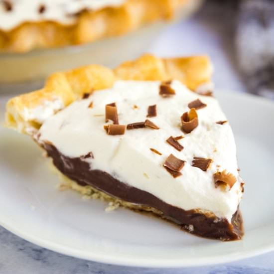 Easy Chocolate Cream Pie