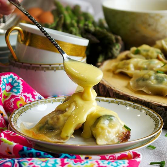 Breakfast Potstickers