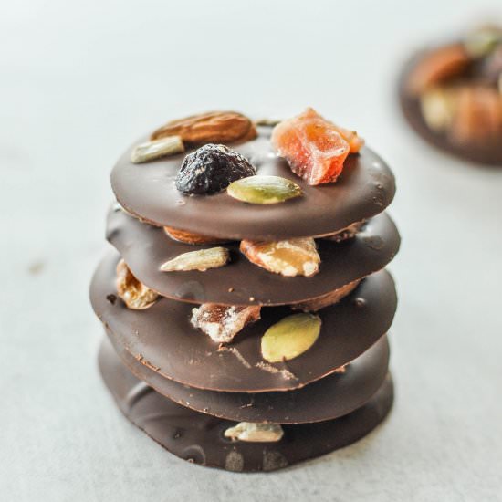 Fruit & Nut Dark Chocolate Bites