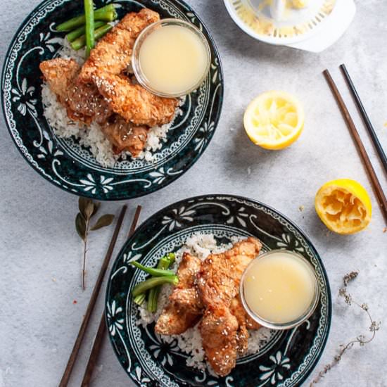 Healthy Asian Lemon Chicken