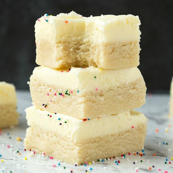 No Bake Gingerbread Cookie Bars