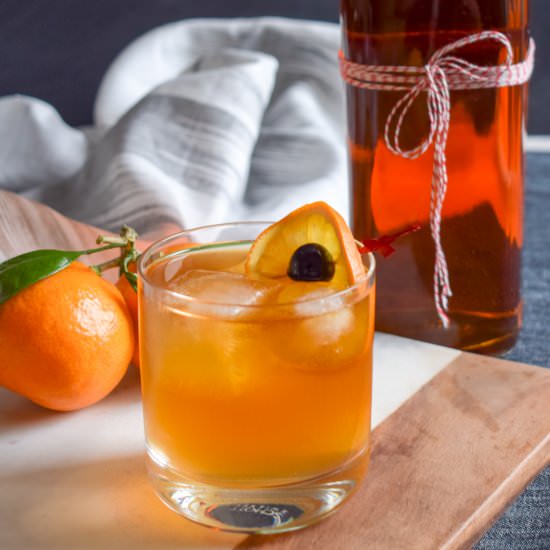 Brandy Old Fashioned for a Crowd