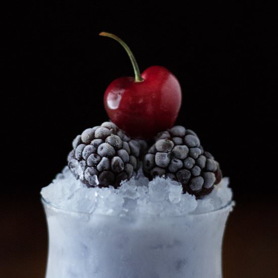 Cherry Violet Coconut Gin Cooler
