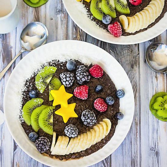 Irish Cream Chocolate Porridge