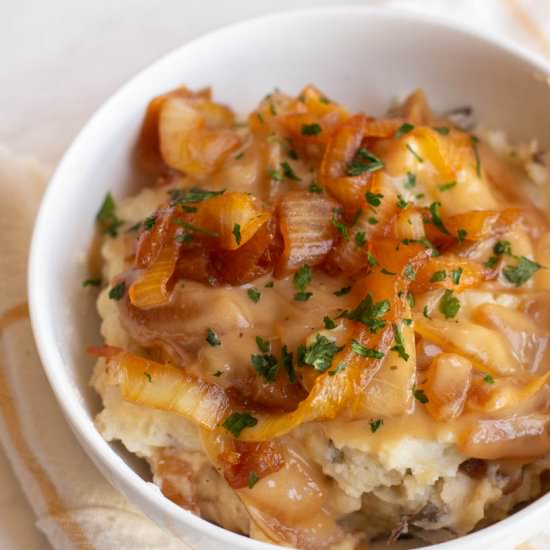Caramelized Onion Mashed Potatoes