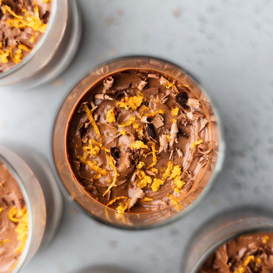 Vegan Chocolate Orange Mousse
